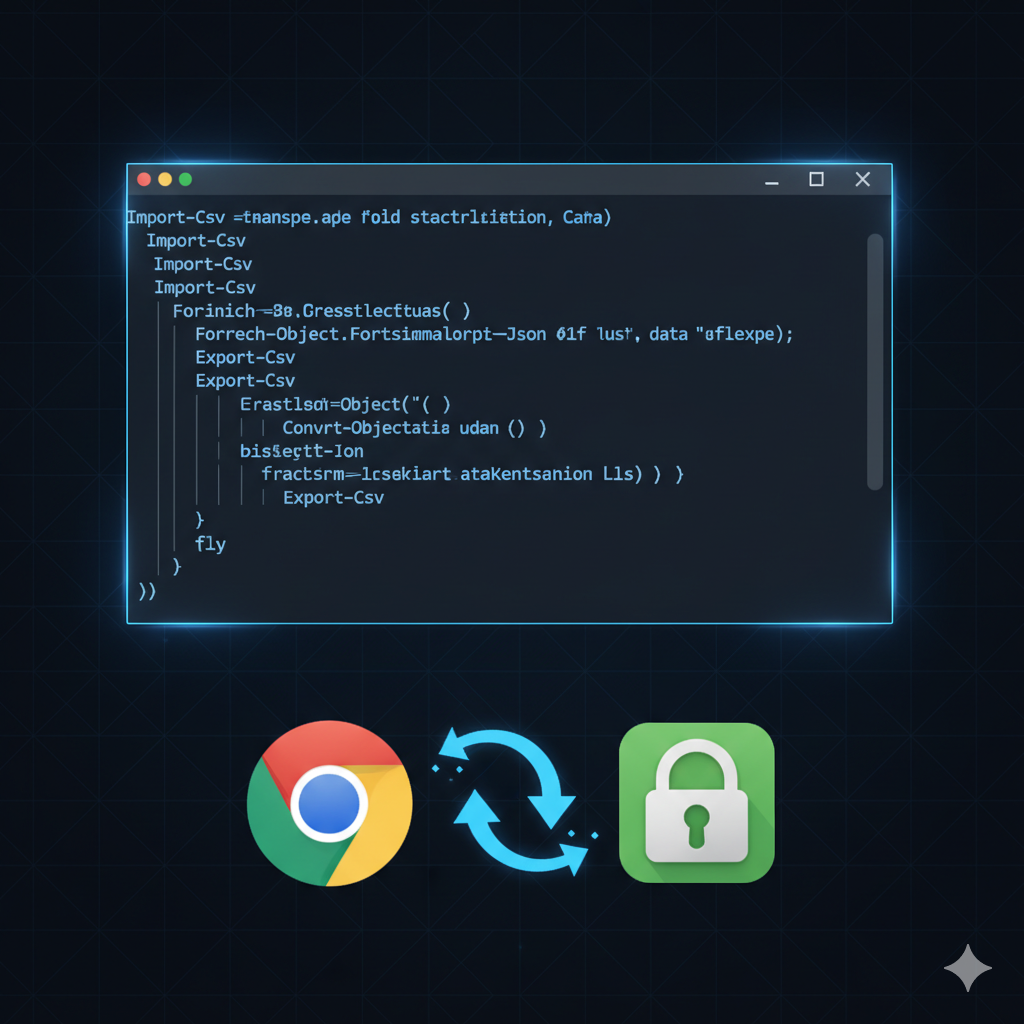 Chrome2KeePass Converter Preview