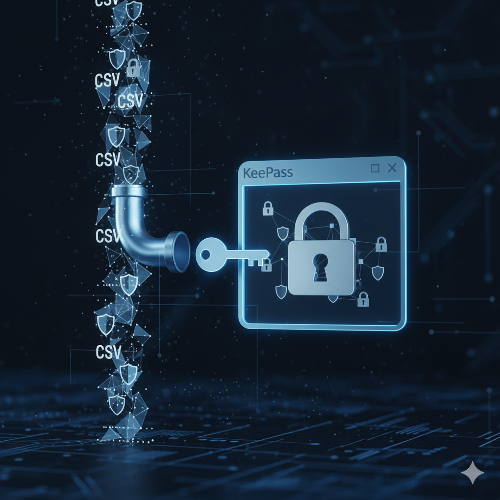 KeePass Import Screen